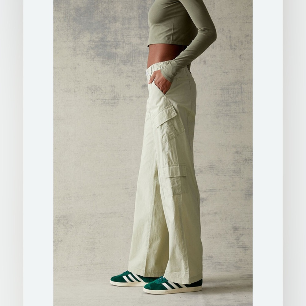 PacSun Low Rise Puddle Cargo Pants - Picture 2 of 13